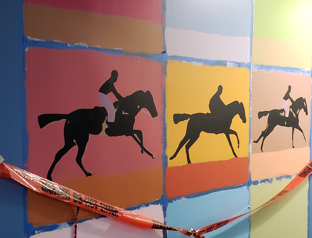 Running Horses Mural | Dubus Art Studio